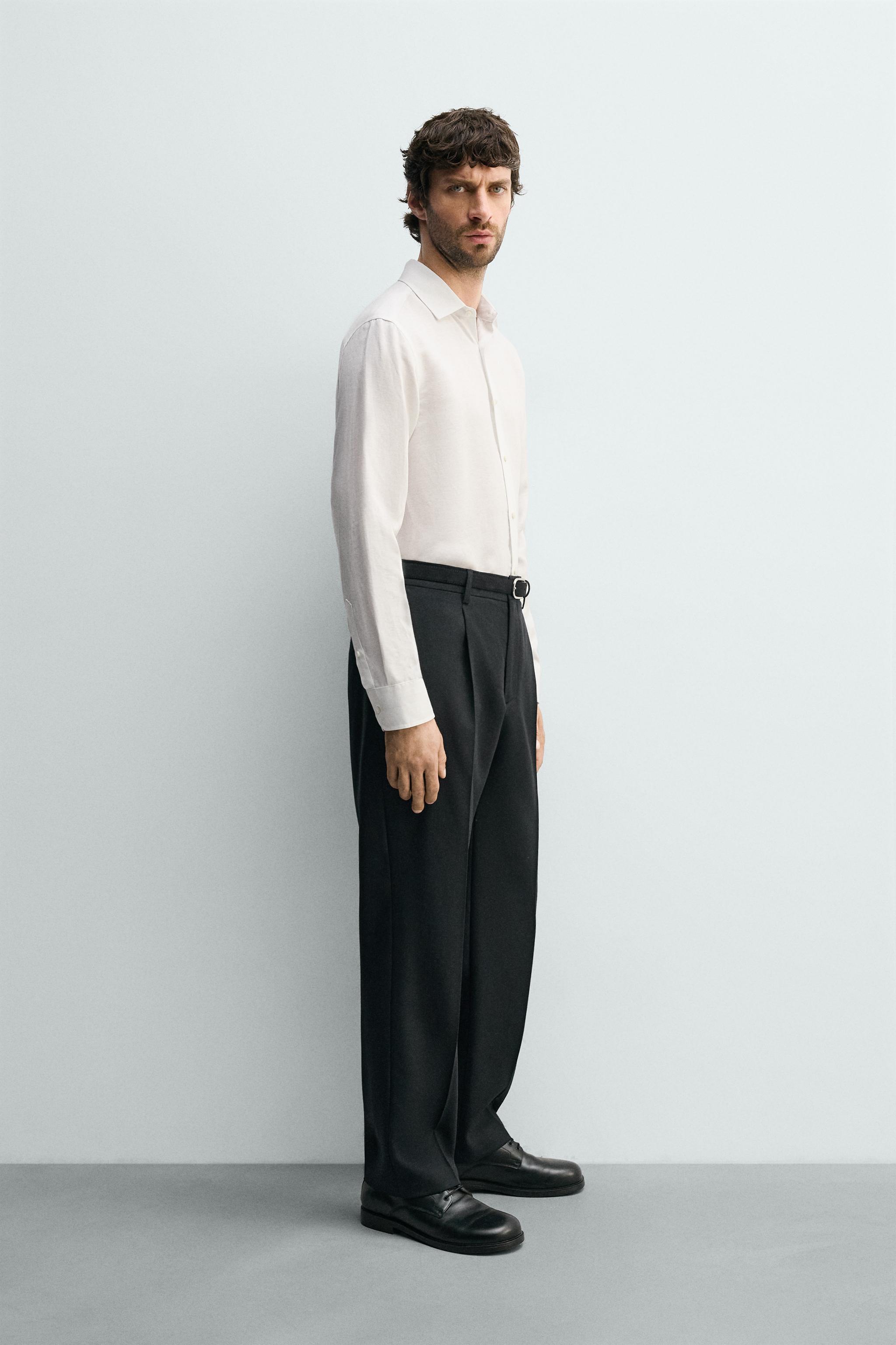 CHEMISE REGULAR FIT LIN - LYOCELL